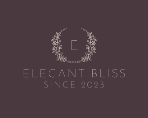 Delicate Flower Wedding Planner logo design