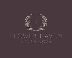 Delicate Flower Wedding Planner logo design