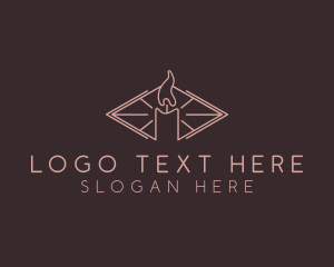 Decor - Scented Candle Decoration logo design