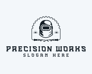 Machinist Ironworks Welding logo design