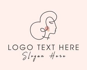 Glamorous - Elegant Lady Jewelry logo design