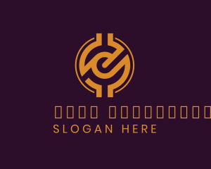 Corporate - Bitcoin Crypto Letter E logo design