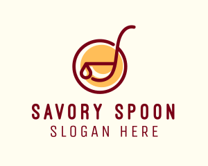 Soup - Soup Ladle Cooking logo design