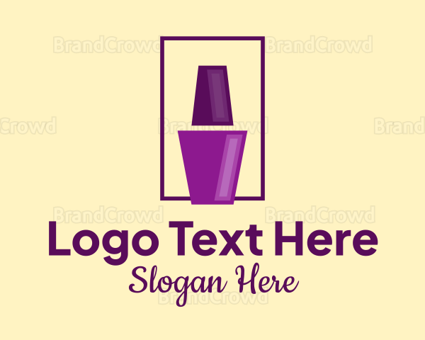 Purple Nail Polish Logo