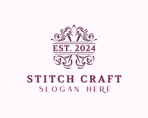 Tailoring Stitching Needle logo design