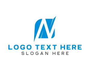 Digital Coin - Generic Modern Business Letter N logo design