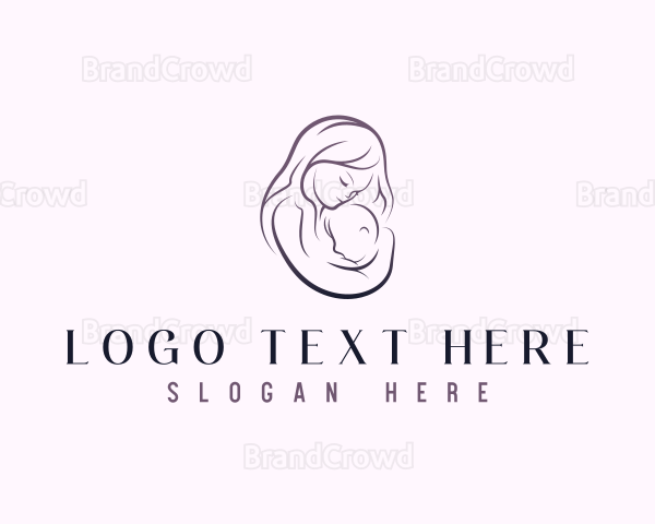 Infant Baby Mother Logo