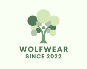 Vegan - Sustainable Tree Planting logo design
