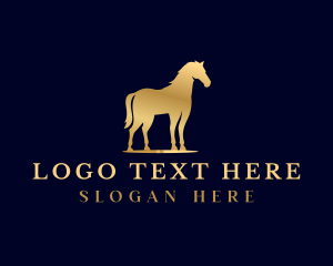 Upscale - Horse Upmarket Brand logo design