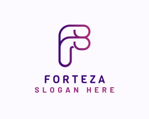 Generic Gradient Letter F logo design