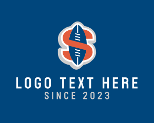 American Football - Football Team Letter S logo design