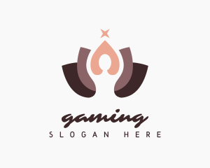 Elegant Yoga Lotus Logo