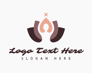 Elegant Yoga Lotus Logo