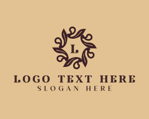 Luxury - Feminine Floral Salon logo design