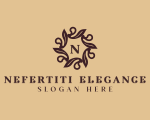 Feminine Floral Salon  logo design