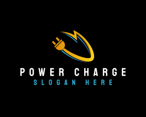 Plug Volt Charge logo design