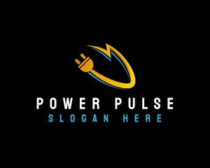 Volt - Plug Volt Charge logo design