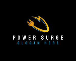 Charge - Plug Volt Charge logo design