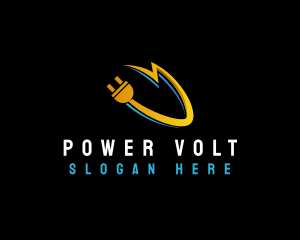 Plug Volt Charge logo design