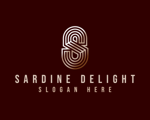 Luxury Industrial Letter S logo design