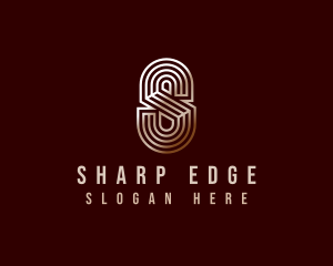 Luxury Industrial Letter S logo design