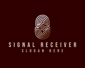 Luxury Industrial Letter S logo design