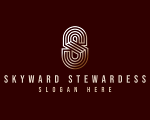 Luxury Industrial Letter S logo design