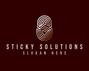 Luxury Industrial Letter S logo design