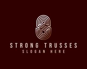 Luxury Industrial Letter S logo design