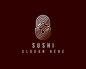 Luxury Industrial Letter S logo design