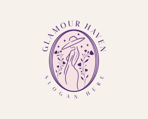 Glamour Fashion Dress logo design