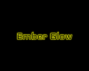 Yellow Glow Neon logo design