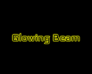 Yellow Glow Neon logo design