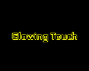 Yellow Glow Neon logo design