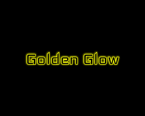 Yellow Glow Neon logo design