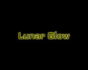 Yellow Glow Neon logo design