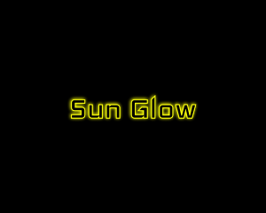 Yellow Glow Neon logo design