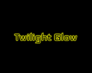 Yellow Glow Neon logo design