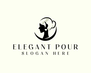 Elegant Beauty Woman logo design