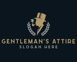 Gentleman Pipe Smoke logo design