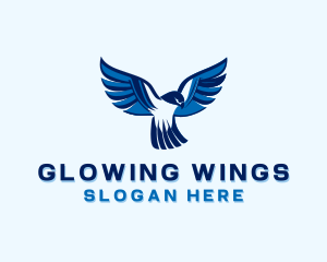 Falcon Wings Aviation logo design