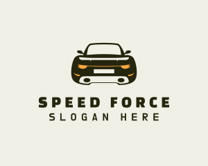 Sedan Car Racing logo design