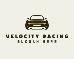 Sedan Car Racing logo design