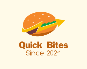 Fast Food - Fast Food Burger Hamburger logo design