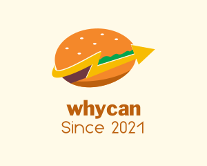 Arrow - Fast Food Burger Hamburger logo design
