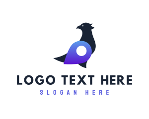 Gps - Bird Location Travel logo design