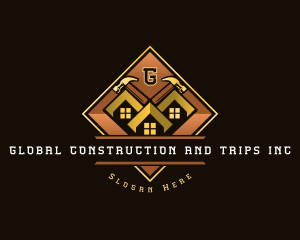 Hammer - Renovation Construction Hammer logo design