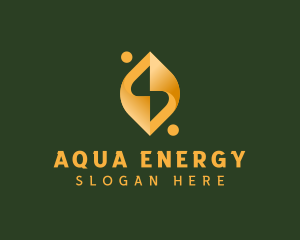 Leaf Energy Electricity logo design