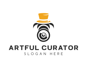 Camera Hat Photography logo design