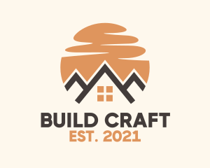 Sunset Building Property  logo design